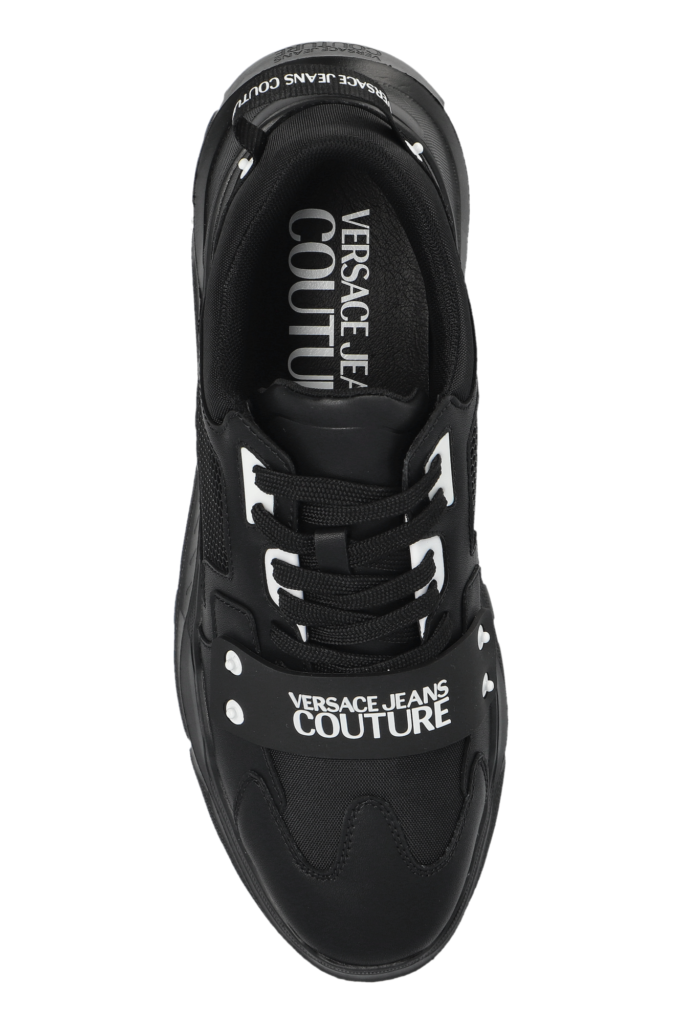 スニーカー VERSACE JEANS COUTURE Men Sneakers Black 78YA3SC4ZSC55 899 Black Sneakers with logo Versace Jeans Couture - Vitkac AS